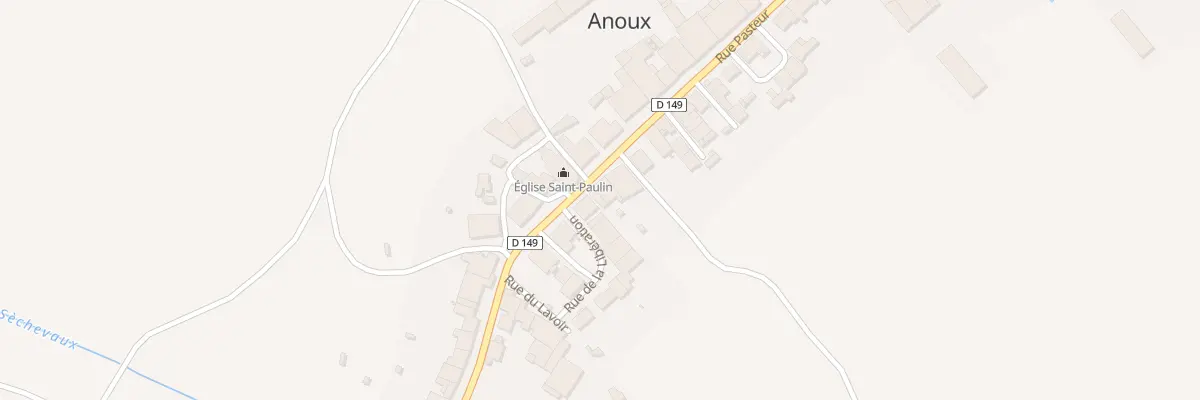 Plan du 27 Rue Pasteur à Anoux