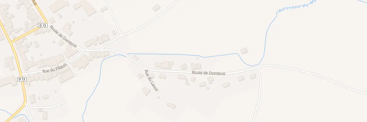 Plan du 269 Rte de Dombrot à Suriauville