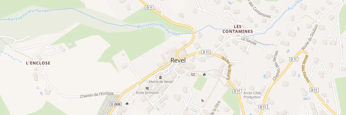 Plan du 10 Pl de la Mairie à Revel