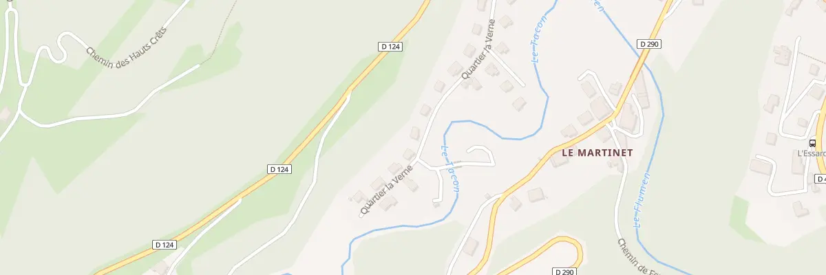 Plan du 30 Qua la Verne à Villard-Saint-Sauveur
