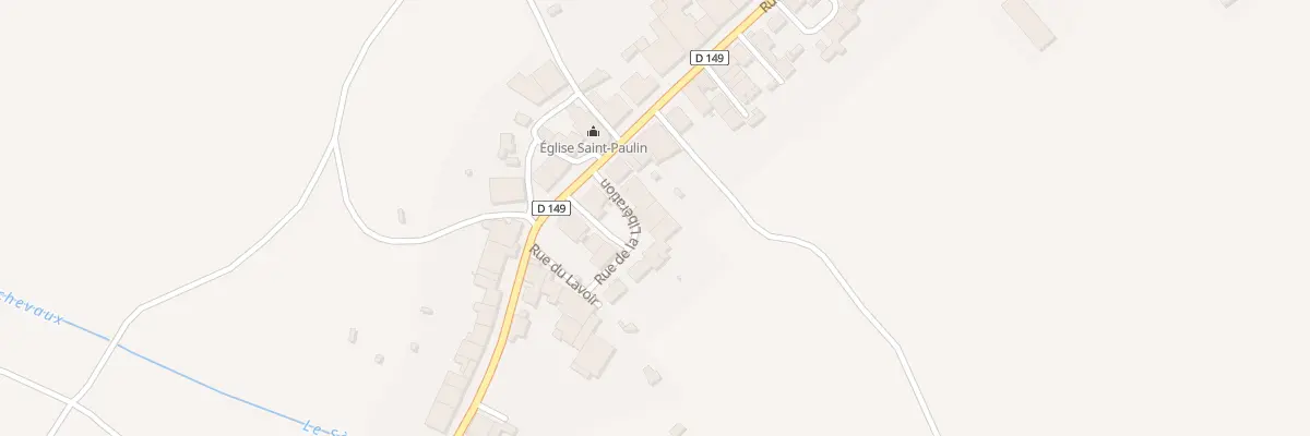 Plan du 2 Rue de la Libération à Anoux