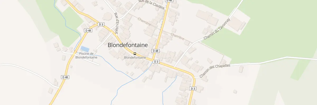 Plan du 2 Rue de la Saule à Blondefontaine
