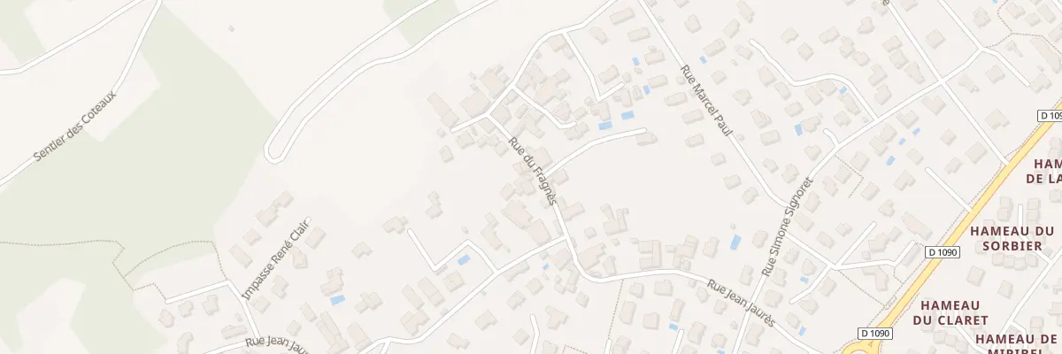 Plan du 428 Rue du Fragnès à Crolles