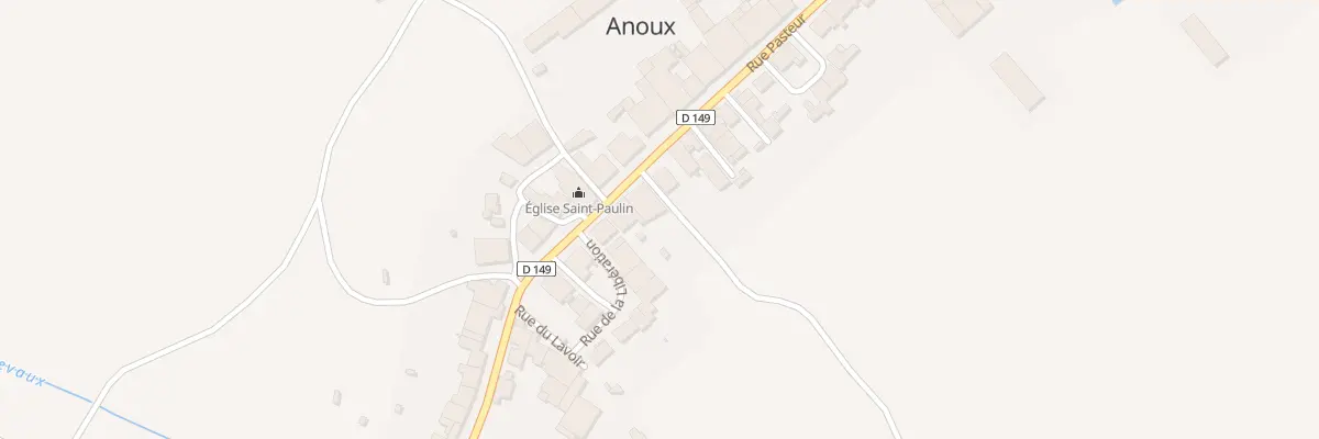 Plan du 21 Rue Pasteur à Anoux