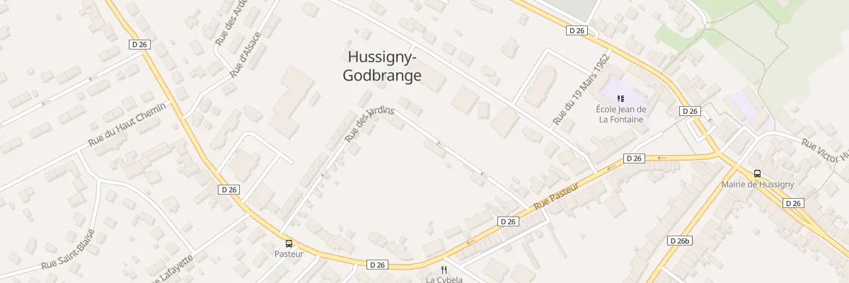 Plan du 24 Rue des Jardins à Hussigny-Godbrange