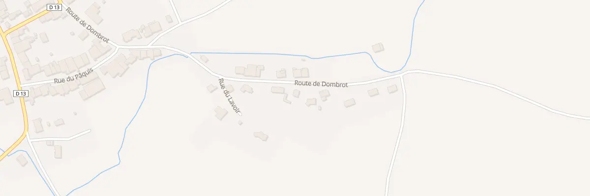 Plan du 300 Rte de Dombrot à Suriauville