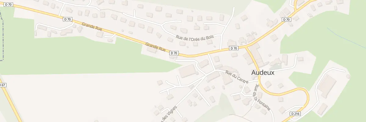 Plan du 21 Gr Grande Rue à Audeux