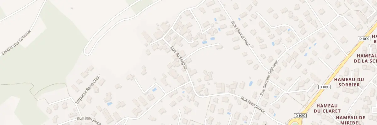Plan du 447 Rue du Fragnès à Crolles