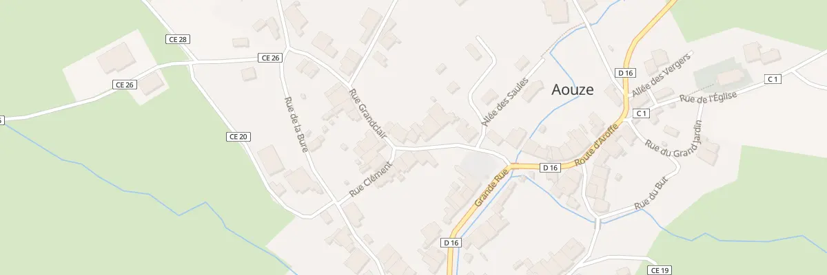 Plan du 68 Rue Granclair à Aouze