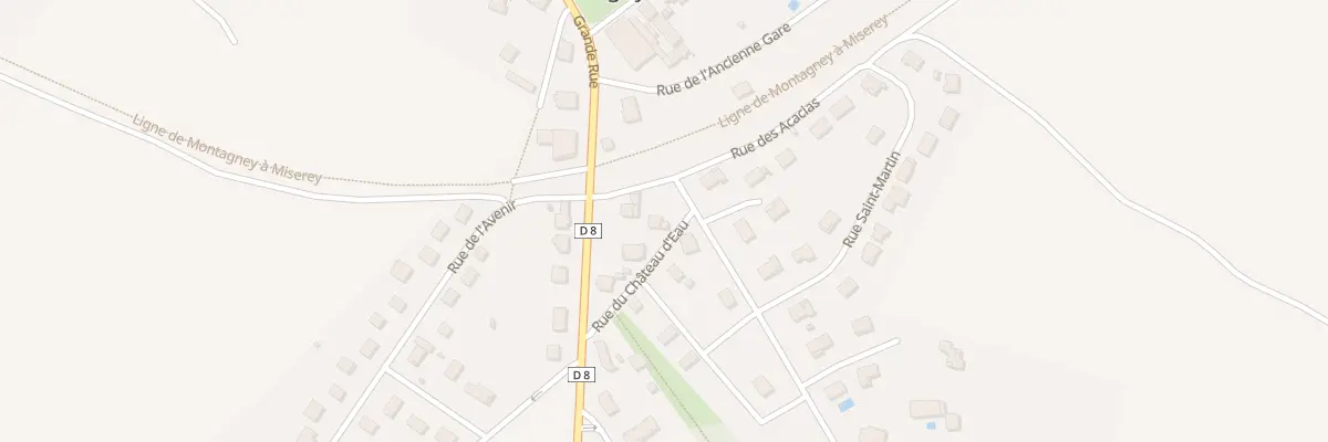 Plan du 4 Rue des Diligences à Émagny