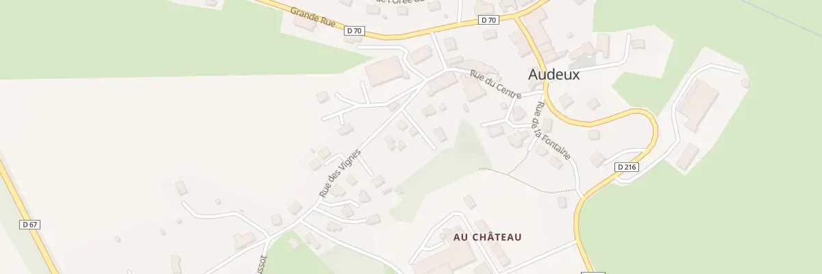 Plan du 5 Rue des Vignes à Audeux