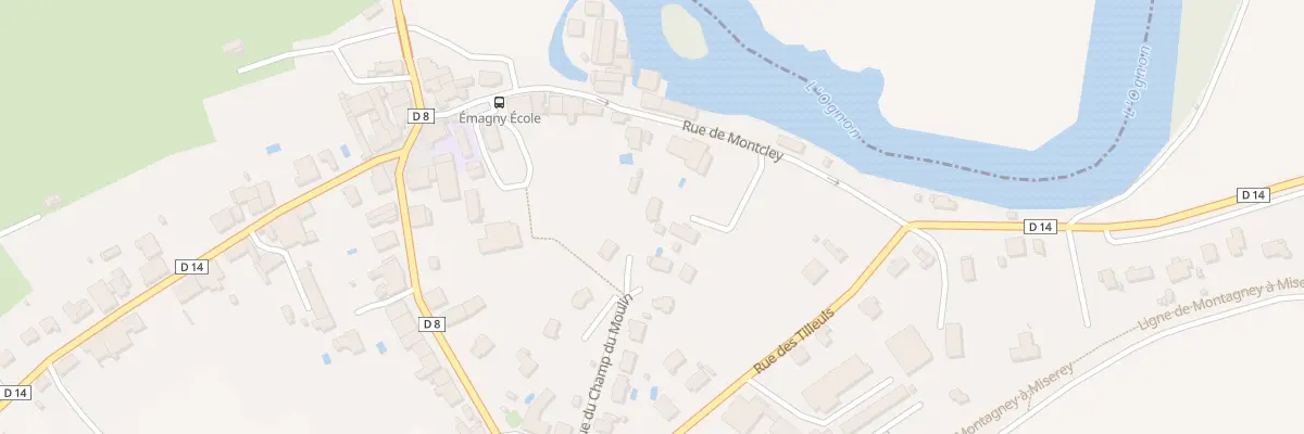 Plan du 18B Rue de Moncley à Émagny