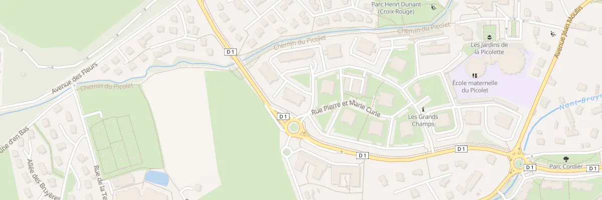 Plan du 286 Rue pierre et marie curie à La Motte-Servolex