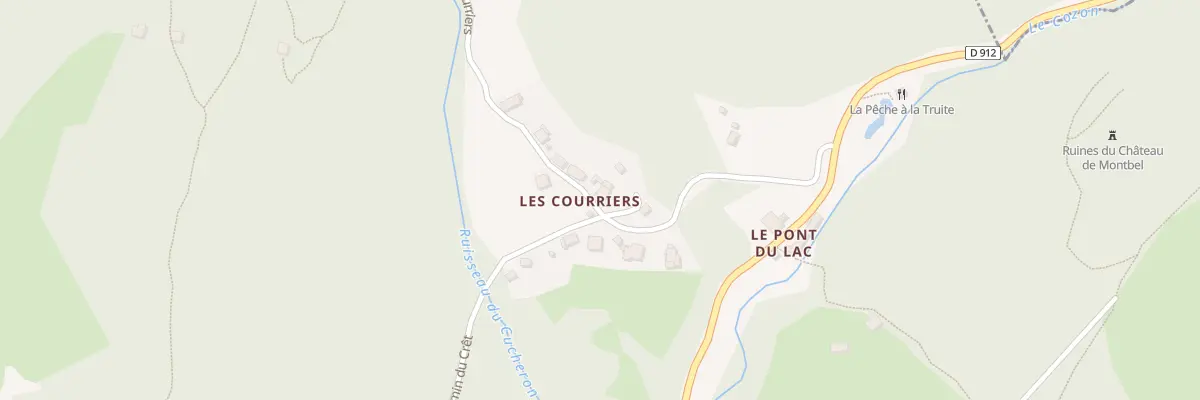 Plan du 5095 Les Courriers à Saint-Pierre-d’Entremont