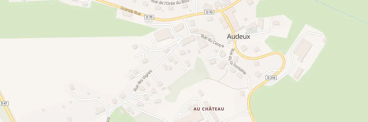 Plan du 3 Rue des Vignes à Audeux