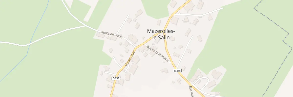 Plan du 2 Rue de la Fontaine à Mazerolles-le-Salin
