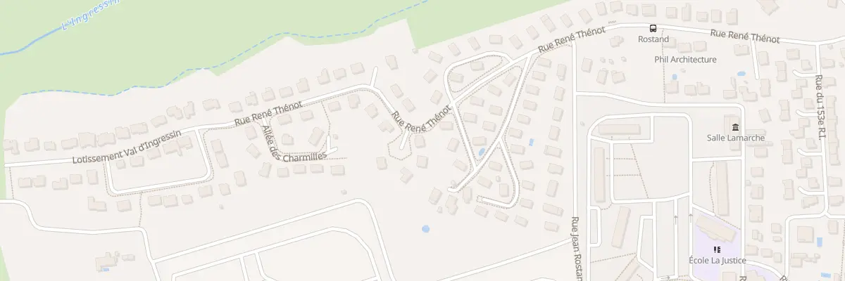 Plan du 591 Rue René Thénot à Écrouves