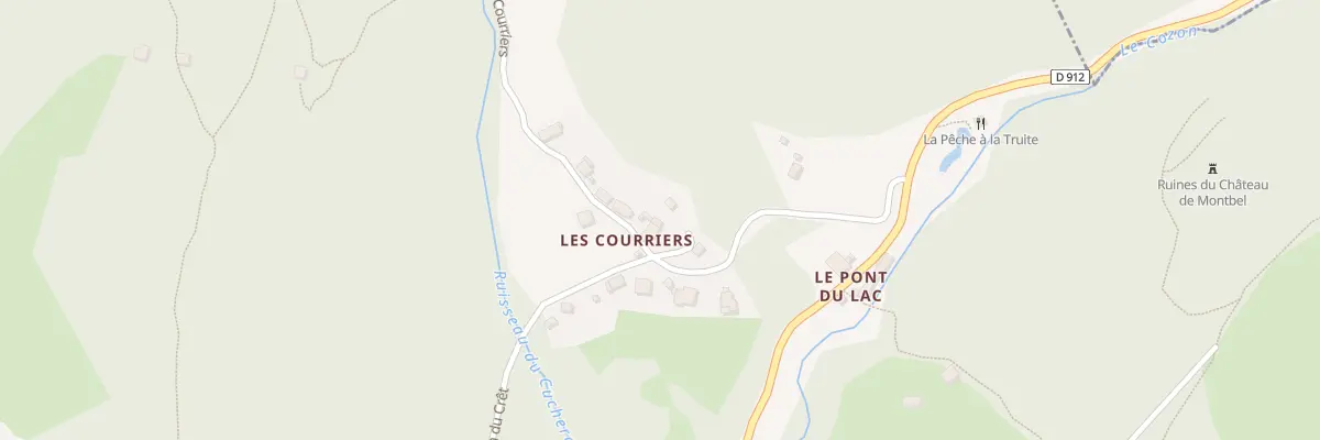 Plan du 5381 Les Courriers à Saint-Pierre-d’Entremont