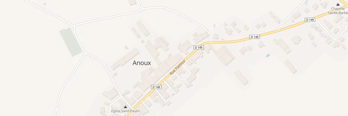 Plan du 26 Rue Pasteur à Anoux