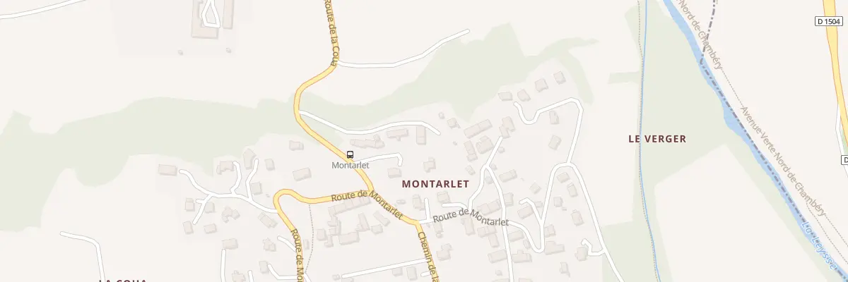 Plan du 114 Rte de la Coua à La Motte-Servolex