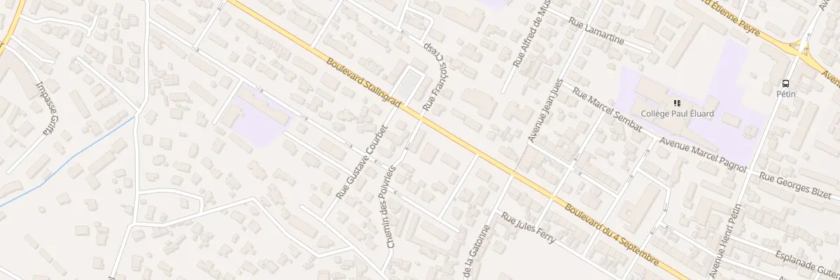 Plan du 9002 Bd Stalingrad à La Seyne-sur-Mer
