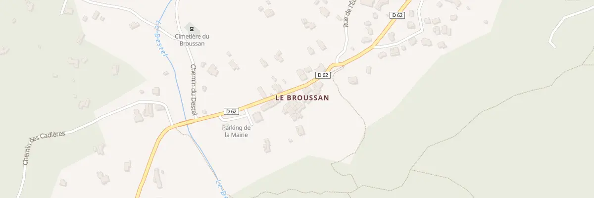 Plan du 5292 Le Broussan à Évenos