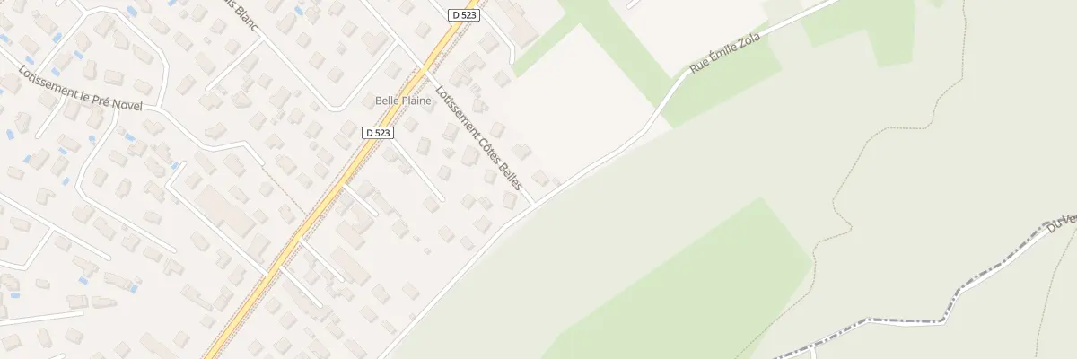 Plan du 5 Lot Côtes Belles au Versoud