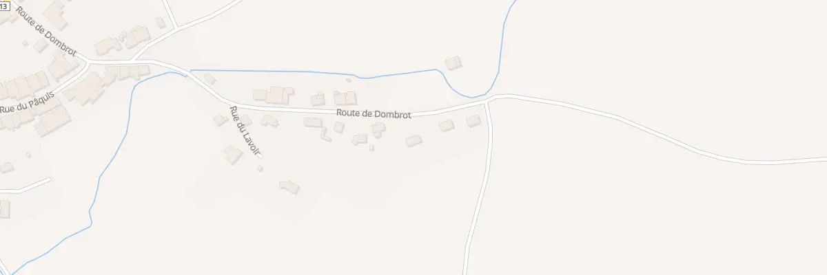 Plan du 390 Rte de Dombrot à Suriauville