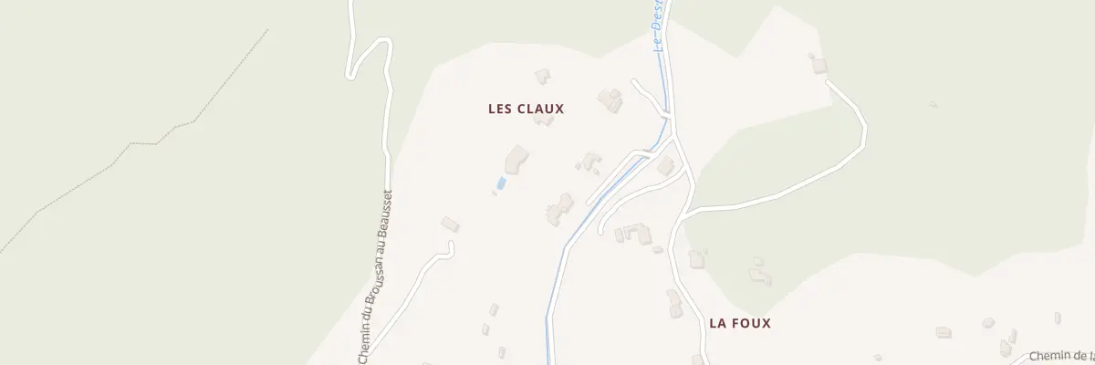 Plan du 715 Ancien Chemin de Signes à Évenos
