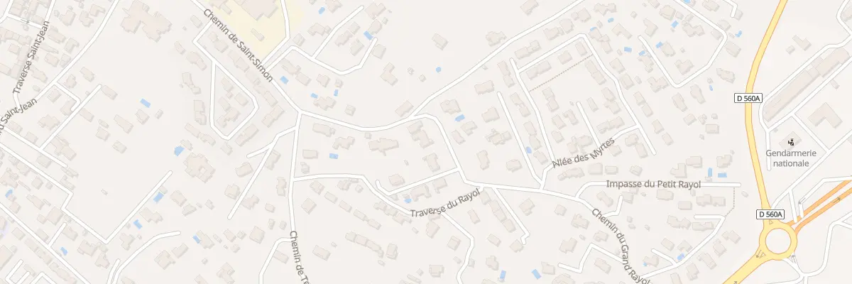 Plan du 174 Che du Grand Rayol à Saint-Maximin-la-Sainte-Baume