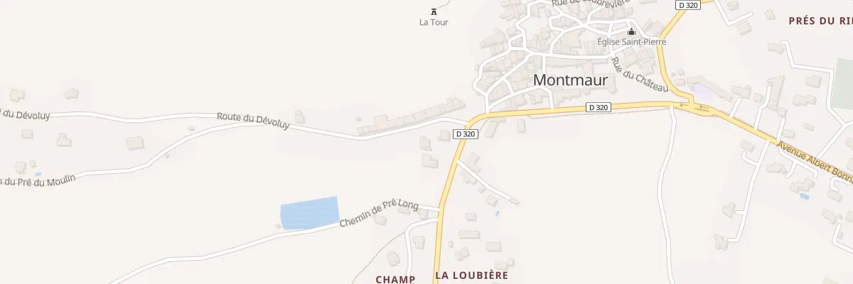 Plan du 5214 Les Crottes à Montmaur