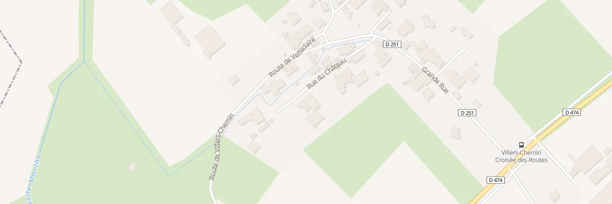 Plan du 7 Rue du Chateau à Villers-Chemin-et-Mont-lès-Étrelles