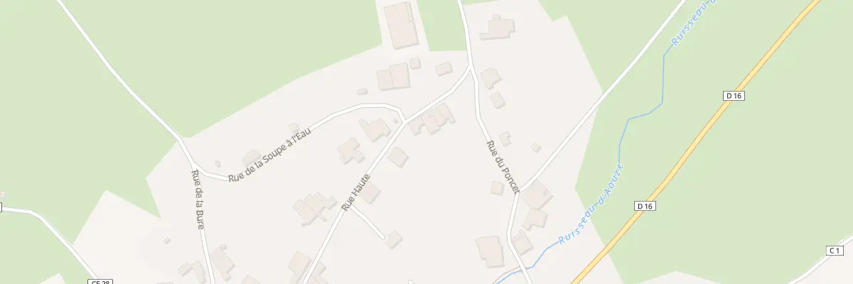 Plan du 278 Rue Haute à Aouze