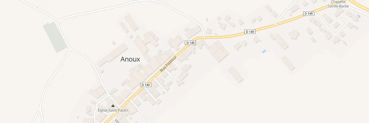Plan du 9 Rue Pasteur à Anoux