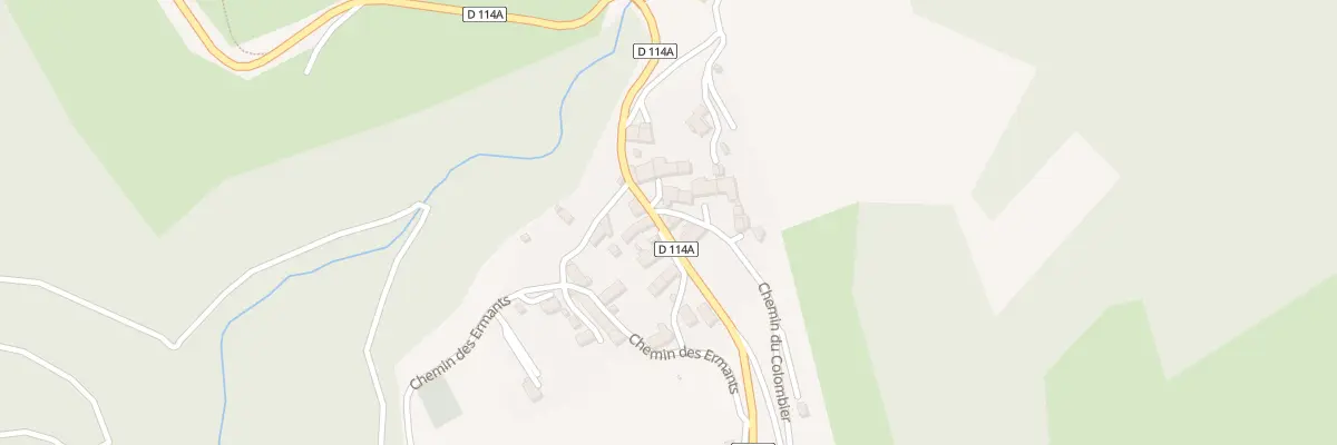 Plan du 5000 La Ville à Oris-en-Rattier
