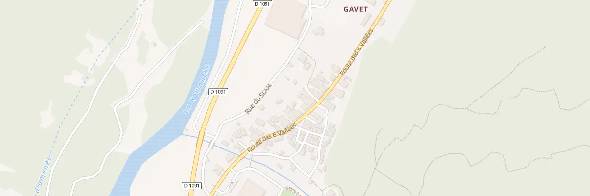 Plan du 25 Rte des Six Vallees à Livet-et-Gavet