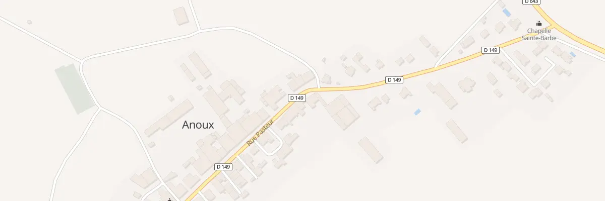 Plan du 3B Rue Pasteur à Anoux