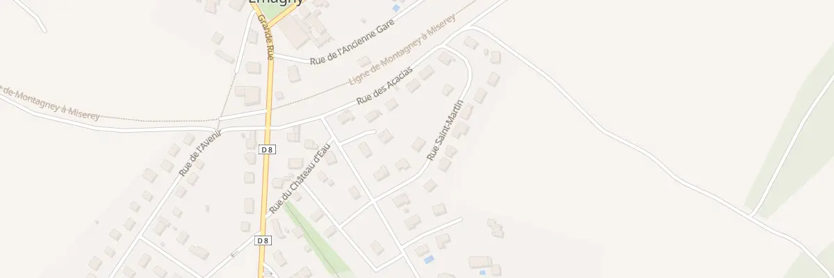 Plan du 5 Rue Saint Martin à Émagny