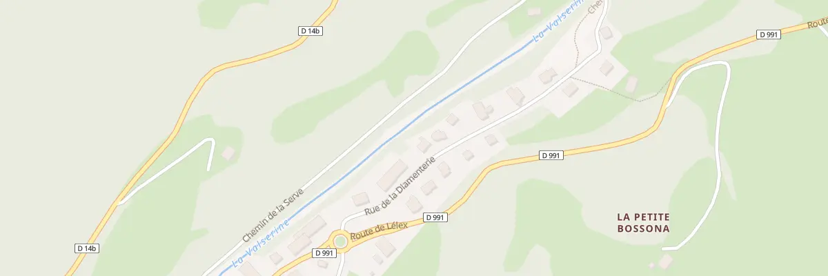 Plan du 149 Rue de la Diamanterie à Chézery-Forens