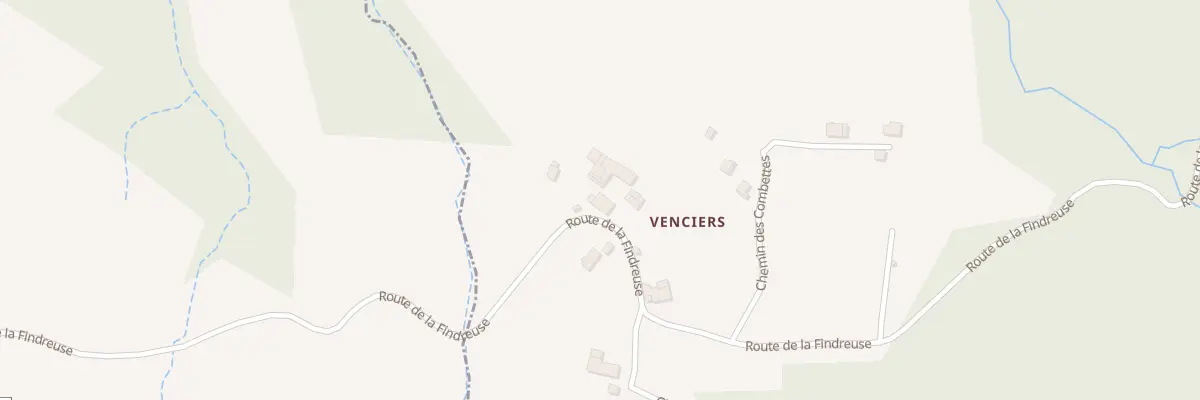 Plan du 1834 Rte de la Findreuse à Desingy