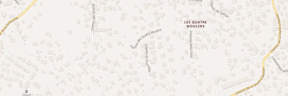 Plan du 33 Che du Sous-bois à La Seyne-sur-Mer