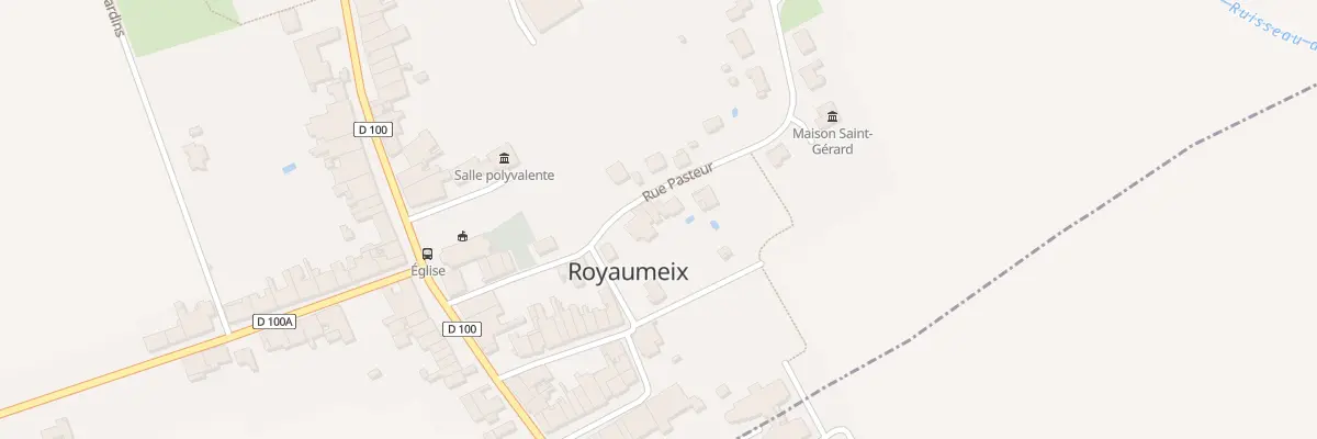 Plan du 12 Rue Pasteur à Royaumeix