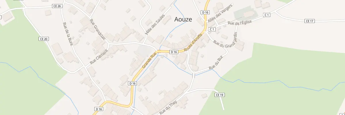 Plan du 48 Rte d’Aroffe à Aouze