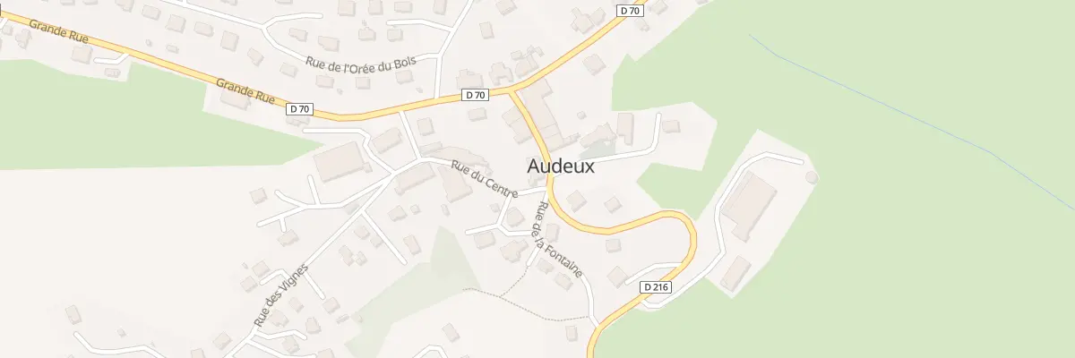Plan du 1 Rue du Centre à Audeux