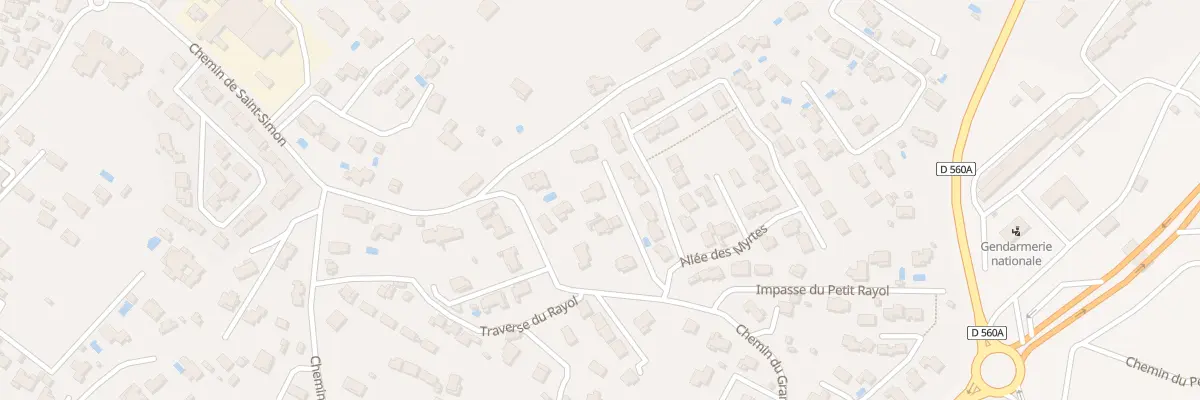 Plan du 335 Che du Grand Rayol à Saint-Maximin-la-Sainte-Baume
