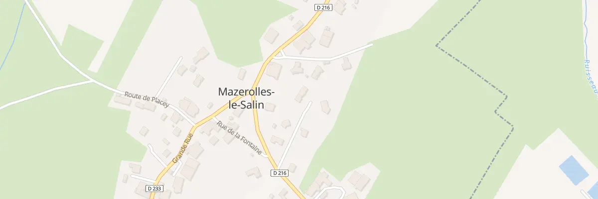 Plan du 3 Rue Maurice Chevrand à Mazerolles-le-Salin