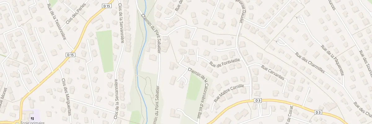 Plan du 137 Rue de fontvieille à La Motte-Servolex