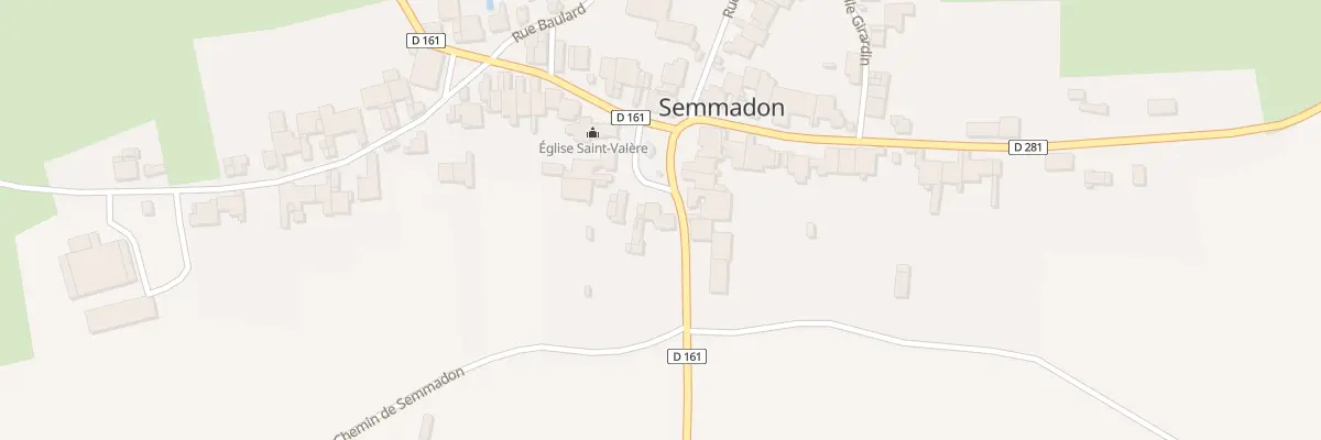 Plan du 1 Pl de la Fontaine à Semmadon