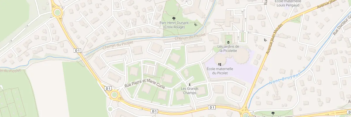 Plan du 162 Rue pierre et marie curie à La Motte-Servolex