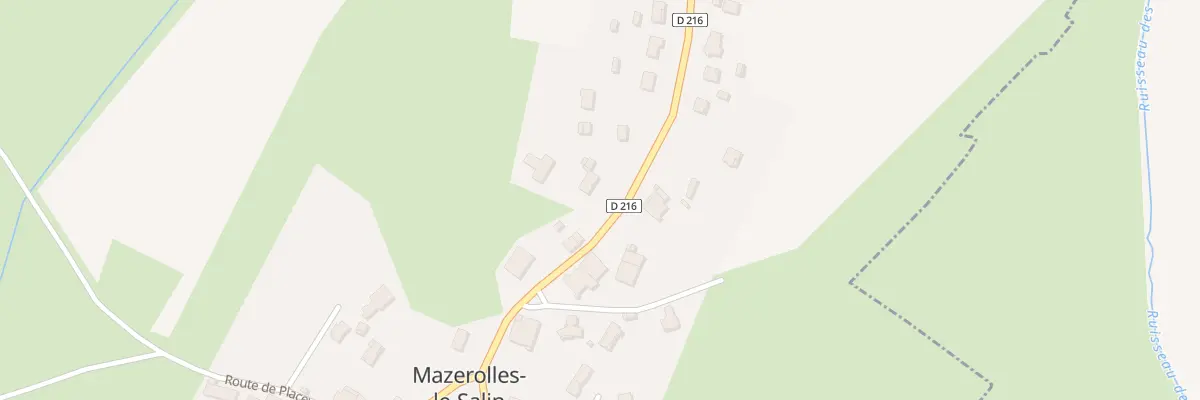 Plan du 19 Rue Grande Rue à Mazerolles-le-Salin